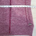 Bench  Burgundy Sherpa Fleece Lined Full Zip Hoody - Size Medium Photo 7