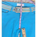 Jordache Y2K  Low Rise Stretch Boot Cut Jeans Turquoise Blue Size 3/4 Photo 4