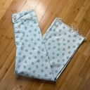 ZARA Floral Denim Jeans Photo 6