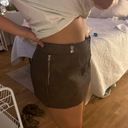 Pretty Little Thing Leather Mini Skirt Photo 3