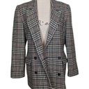 American Vintage Vintage Prisma Houndstooth Multicolored Tweed Black and White Blazer Photo 15