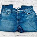 Lane Bryant  Mid Rise Girlfriend Crop Jeans 24 Medium Wash Flex Magic Waistband Photo 1