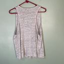 Vince  Split Neck Racer Back 100% Linen Tank Top Grey size M Photo 1