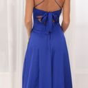 Lucy in the Sky Satin Maxi Dress Photo 1