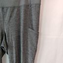 Sonoma XL Heather Gray Mid-Calf Capri Joggers Stretch Leggings with Pockets Photo 3