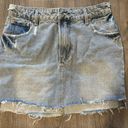 Denim Mini Skirt Size M Photo 2