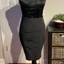 Forever 21 Vintage y2k Paneled Corset fit bodice Pencil rave goth Whimsgoth  Office Work Photo 1