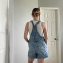 Madewell  Distressed Jean Overall Shorts Photo 3