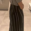 Nordstrom White / Black Striped Jumpsuit Photo 2