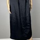 Vanity Fair Vintage  Half Slip Size Small 32 Black Satin Long Midi Ankle 11-620 Photo 4