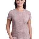 Kuhl  Konstance Short Sleeve Shirt in Rose Ash Print UPF 50+ Women's Large Photo 0