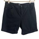 Style & Co  Women Shorts Cuffed Dark Wash Streetwear Size 20W Black Denim Casual Photo 0