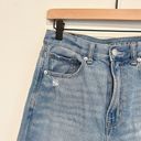 American Eagle  Hi Rise Distressed Mom Jeans Blue Size 6 Photo 2