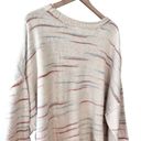 a.n.a Women’s New  ivory watercolor stripe oversized soft knit sweater size 3x Photo 5