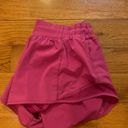 Lululemon  Hotty Hot Low Rise 2.5” Shorts Size 8 Ripened Raspberry Pink Photo 2