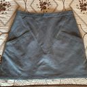 LF Like new  gray faux suede mini skirt Photo 8