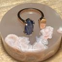 Kendra Scott  Rose Gold Pryde Ring in Navy Dusted Glass Photo 6