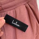 Lulus NWT  Boat House Drawstring Jogger Sweatpants in Mauve Pink Photo 8