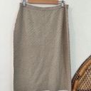 Jones New York collection beige checkered sweater knee length skirt size medium Photo 0