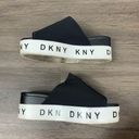 DKNY  Carli Slide Sandals Black Y2K Platform Shoes Size 9 Photo 7