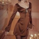 House Of CB NWT  Sakina Dress in Coffee Photo 3