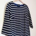 Boden USA Boden Women’s Striped 3/4 Sleeve Midi Dress Blue White Size 10 Photo 2