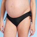 Isabel Maternity Maternity Side-Tie Swim Brief -  by Ingrid & Isabel™ Black Photo 0