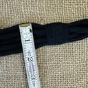 Vintage Black Rope Stretch Belt With Gold Toned Brass Hardware 28 Photo 8
