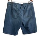 Liz Claiborne  Women Jean Shorts 16W Blue Longer Length Size Effortless Denim Photo 3