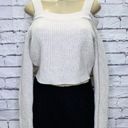 All Saints Dasha Crop Jumper Cold shoulder sweater size Small Photo 2