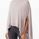 Lululemon Foward Flow Poncho in Iced Iris/ Antique White Photo 0