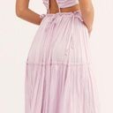 Free People Nwt  need this shiny maxi dress in lilac Photo 1