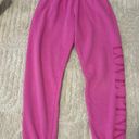 PINK - Victoria's Secret  Hot Pink Sweatpants Photo 1