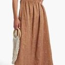 Anthropologie NWT  X Faithfull The Brand La Costa Cutout Printed Linen Maxi Dress Photo 0