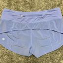 Lululemon  Speed Up LR Shorts 2.5" *Hydrangea Blue Photo 1