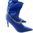 Guess NEW  Womens Forsta Satin Pointed Toe Ankle Boots Photo 2