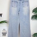 Vintage Blue J.ING High Waisted  Distressed Wide Leg Jeans Photo 2