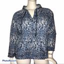 Cathy Daniels  blue snakeskin hoodie Photo 0