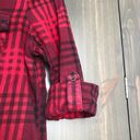 Arizona Jeans Arizona red and black flannel button down shirt Photo 6