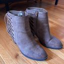 American Eagle Rope Detailed Brown Heeled Booties Photo 1