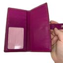 Coach  Bifold Wallet Patent Leather Dark Fuchsia Photo 2