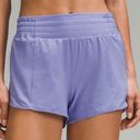 Lululemon  Hotty Hot High Rise Athletic Shorts Dark Lavender Purple 12 Nwt Photo 0