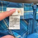 Talbots Y2K Blue Plaid Skirt  Photo 4