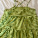 Nasty Gal Gingham Tiered Smock Mini Dress Photo 5