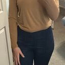 Petite Sophisticate Tan Long Sleeve Tee Photo 0