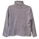 The North Face  Morninglory Grey Full Zip Fleece Jacket Size Large Winter Cozy Photo 4