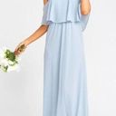 Show Me Your Mumu  Caitlin Ruffle Maxi Dress light Blue Size medium Photo 0