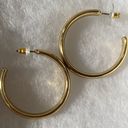 Belk Gold Plated Hoop Earrings Photo 0