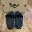 Dr. Martens  Blaire black leather slippers slides sandals shoes women’s 8 new Photo 3