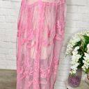 LC Lauren Conrad Lauren Conrad Pink Lace Kimono Photo 5